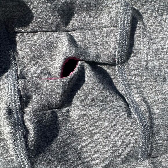 Ivivva By  Lululemon Girls Reversible Zip Jacket Pink/Grey Size 14 - Picture 10 of 12